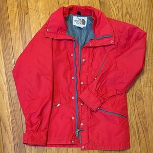 The North Face Men's Vibrant Red Raincoat